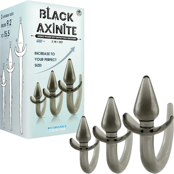 3 In 1 Anal Plug Kit with Tail