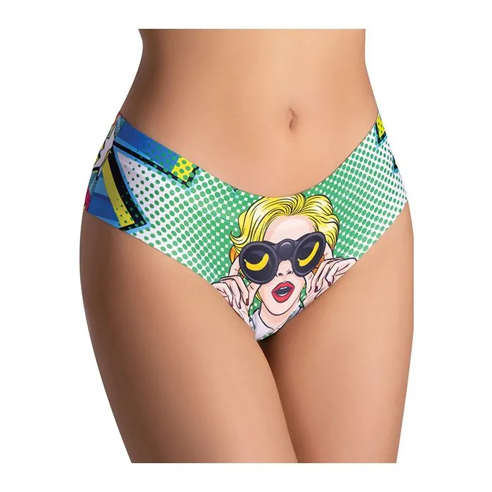 Comics Curious Girl Printed Slip SM