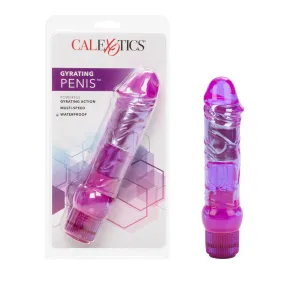 Crystalessence 6.5' Gyrating Penis - Purple