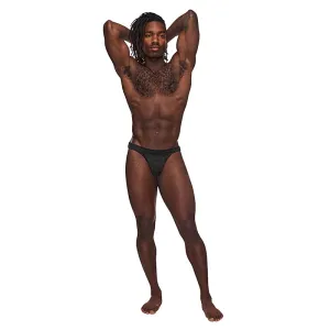 Male Power Sneak Peek Bong Thong Black L/XL