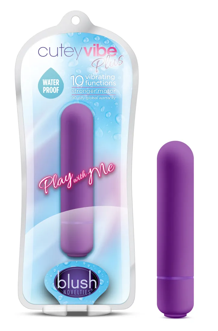 PLAY WITH ME CUTEY VIBE PLUS 10 FUNCTION BULLET PURPLE