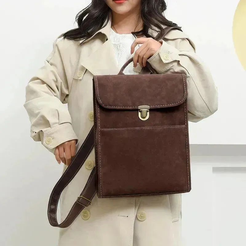VC Quality Soft Leather Women's Backpack