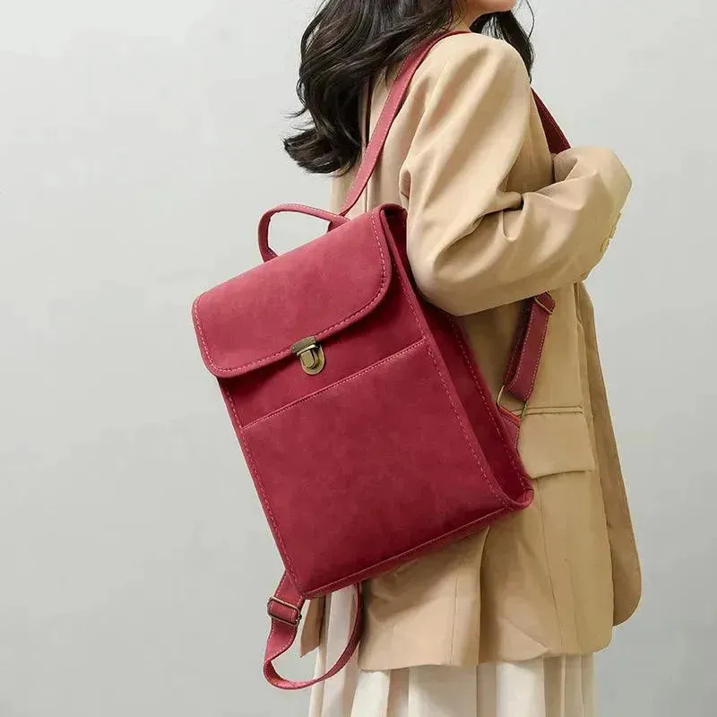 VC Quality Soft Leather Women's Backpack