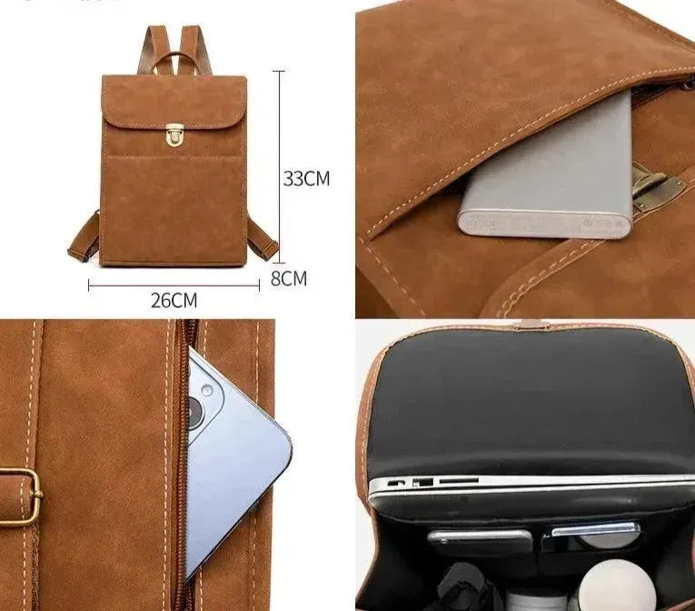 VC Quality Soft Leather Women's Backpack