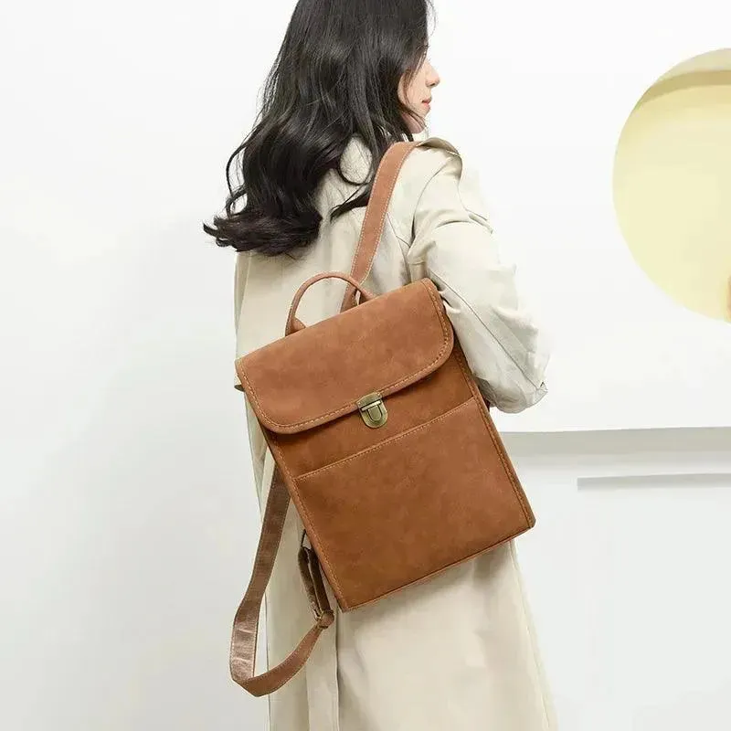 VC Quality Soft Leather Women's Backpack